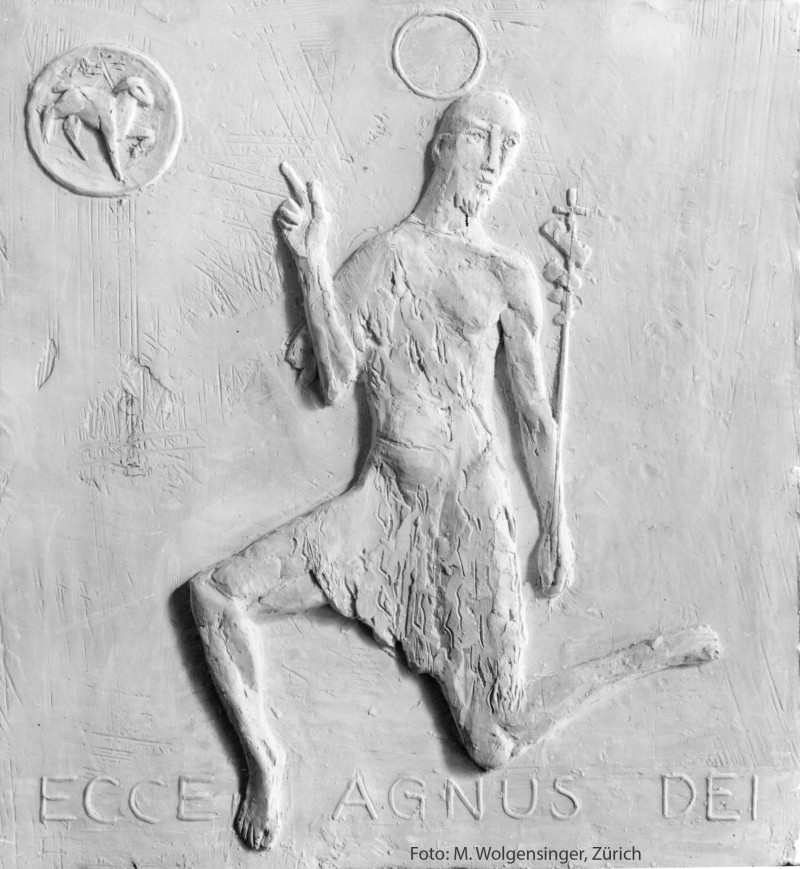 Originalrelief Gips. Foto M. Wolgensinger, Zürich