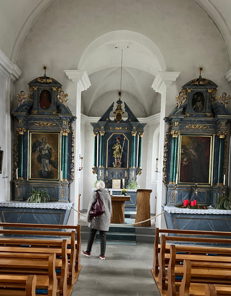 Innenraum der Kapelle im Ramersberg ob Sarnen