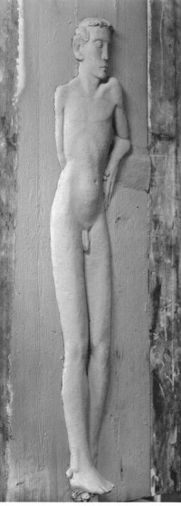 Jüngling Halbrelief